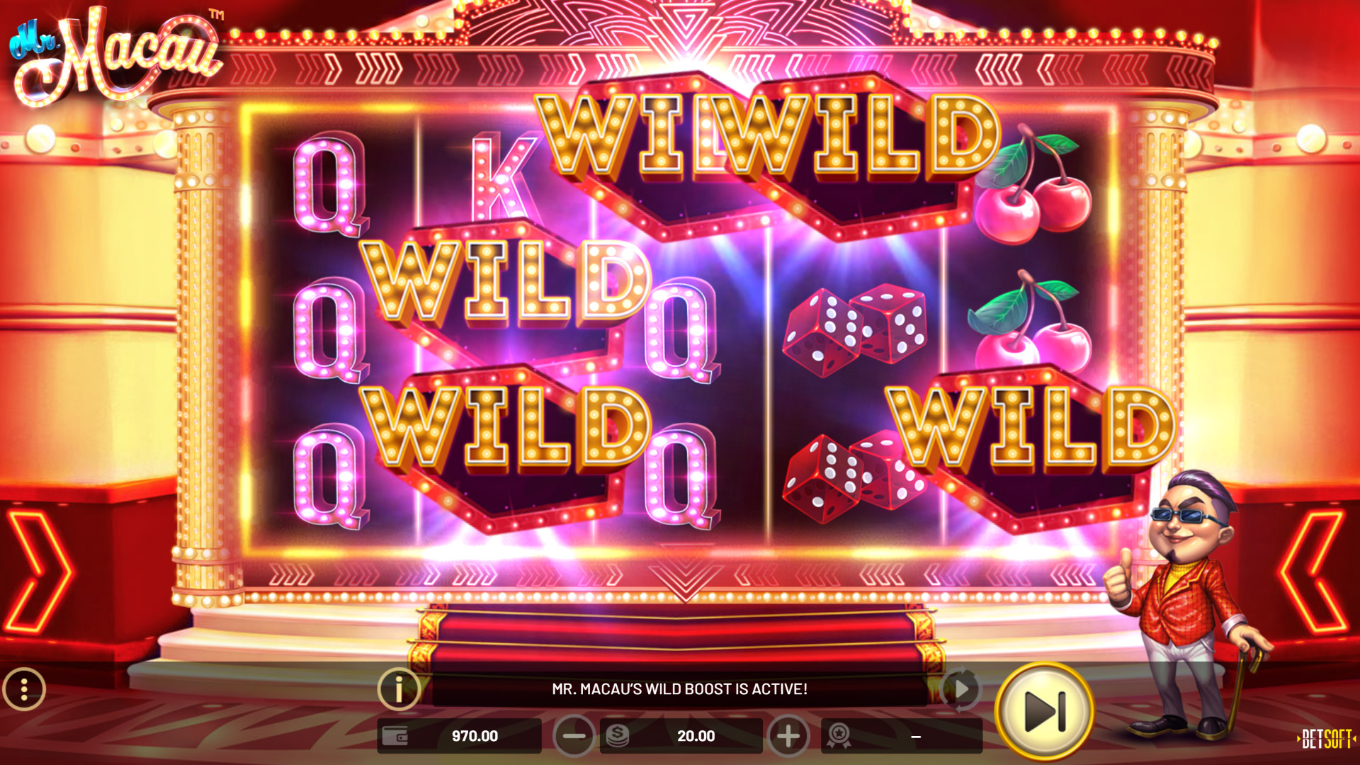 BetSoft Mr Macau Screenshot