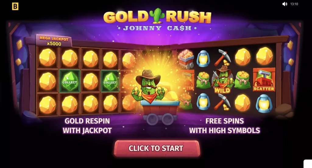 BG Gold Rush With Johnny Cash Screenshot