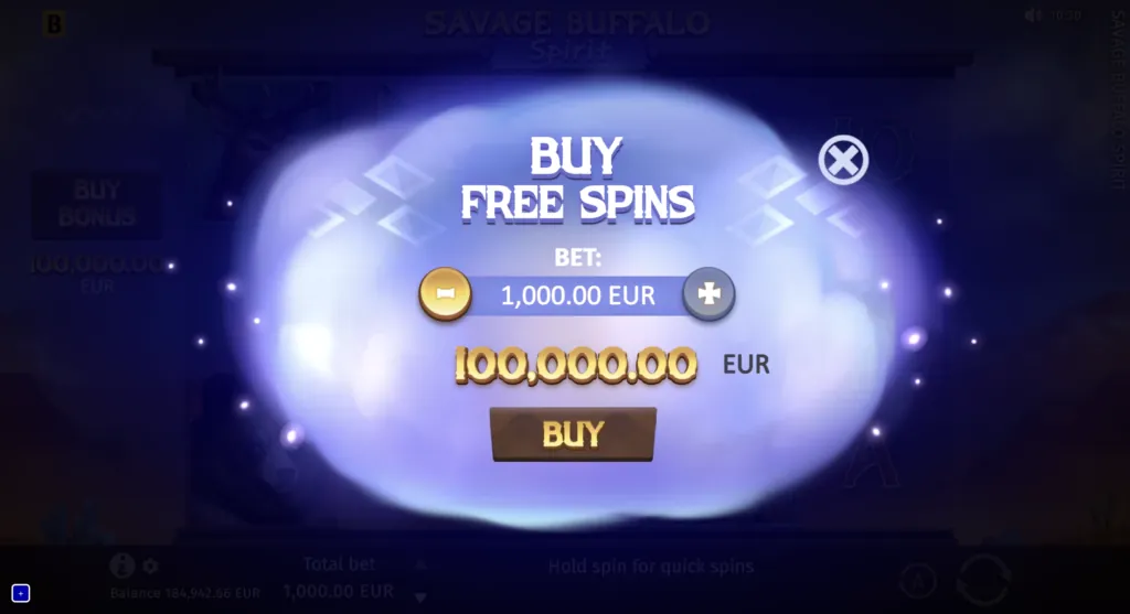 BG Savage Buffalo Spirit Screenshot