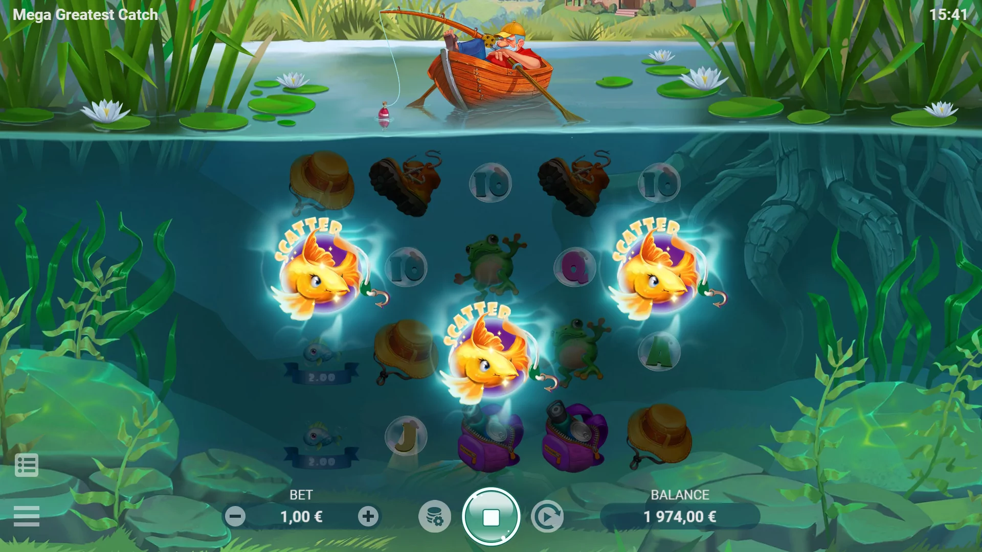 EVO Mega Greatest Catch Screenshot