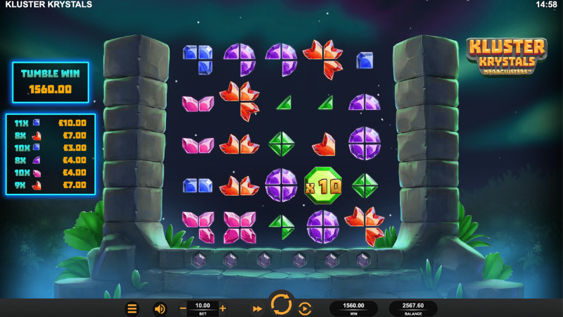 Kluster Krystals Megaclusters Screenshot